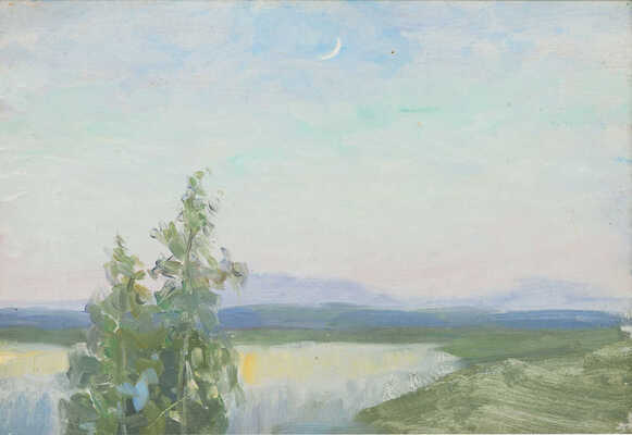 Бялыницкий-Бируля Витольд Каэтанович. Дерево на берегу озера 